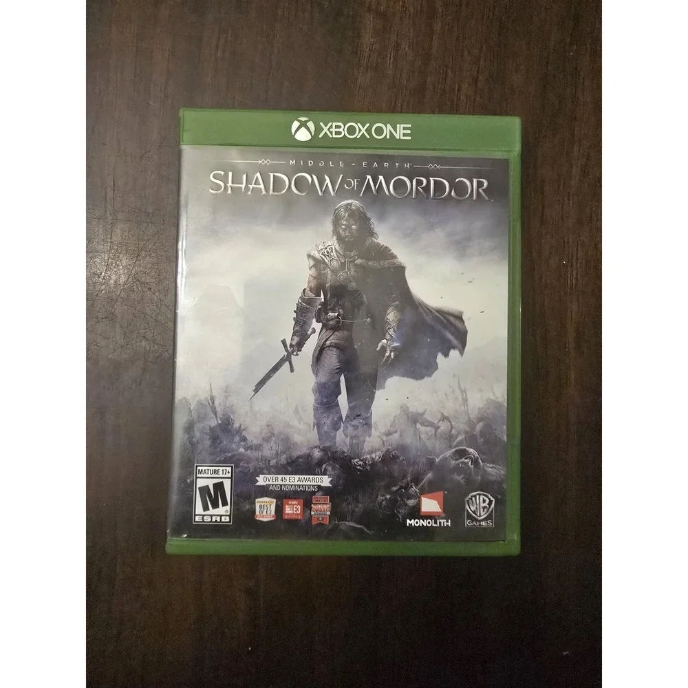 Middle Earth Shadow of Mordor Xbox One video game Rated M 17+, Tested, Works
